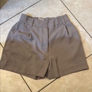 H&M Gray Bermuda Shorts Tailored Minimalist Design